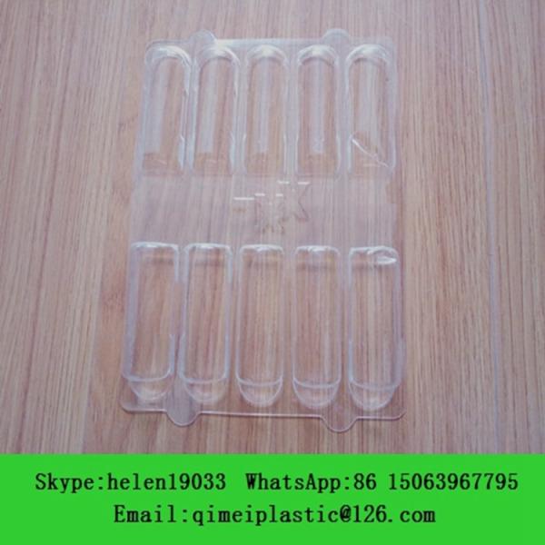 Medicine Vials Packing Tray Medical Plastic Package With Various Sizes