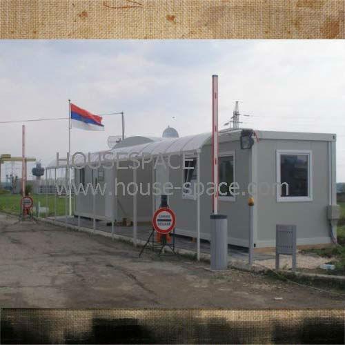 Casa pré-fabricada modular moderna impermeável do painel de sanduíche do Eps do telhado da casa