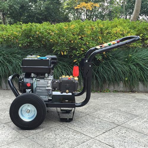 9hp 4 Stroke plunger pump gasoline high pressure washer / hot , cold water pressure washer