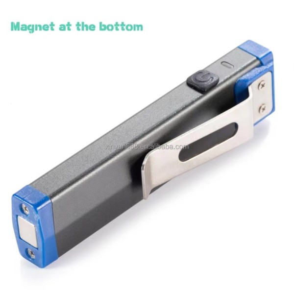 New Portable COB Strong Magnetic Lamp Handheld Led 3W Rechargeable Mini Work Light Hand Torch