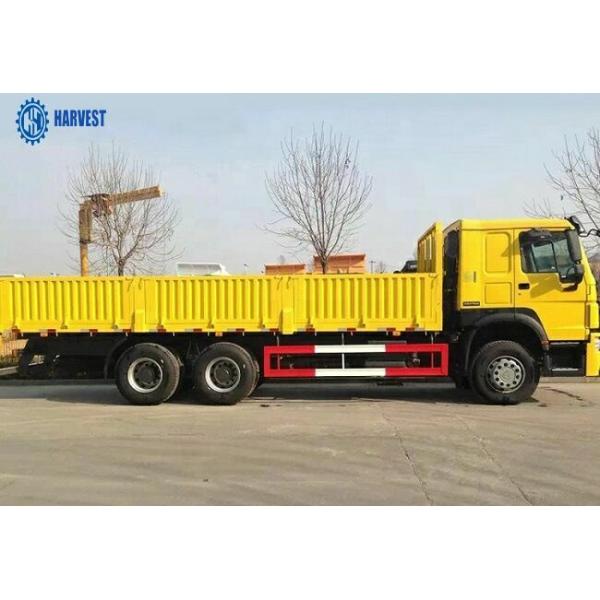 Тележка груза бортовой стены руководства Sinotruk Howo 6x4 336hp 7100x2300x600mm тяжелая