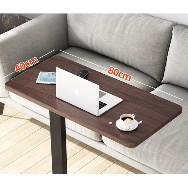 Over Bed Desk with Wheels Adjustable Rolling Laptop Table Overbed Hospital Tray Sofa Chair Side