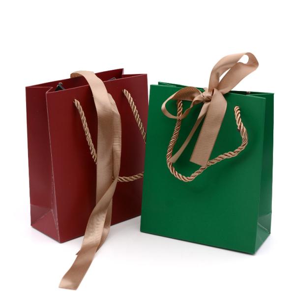 Gift White Cardboard Shopping Bag For Jewelry Clothing Shoes Packaging Custom Printed