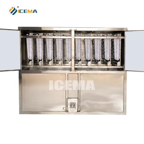 Industrial Ice Cube Maker With 19X21X6 Ice Grids And 12-17 Minutes Ice Making Speed