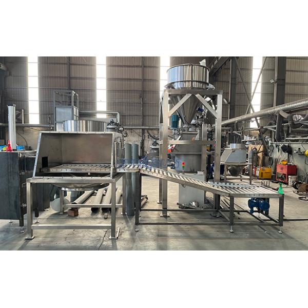 Chemical Powder Conveying Manual Bagging Vacuum Conveyor Dust Free Feeding Station