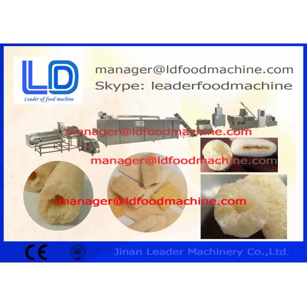 Inflating Snacks Making Machines , buckwheat / bean / starch food processing lin