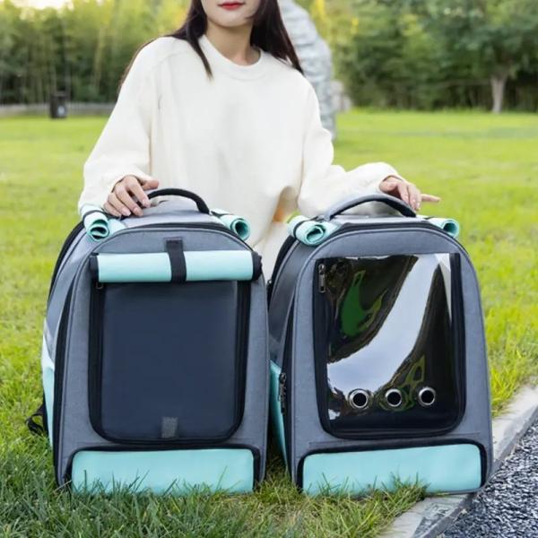 Lightweight Bird Parrot Pet Carrier Bag Cage Outdoor Mesh Large Foldable Travel Backpack