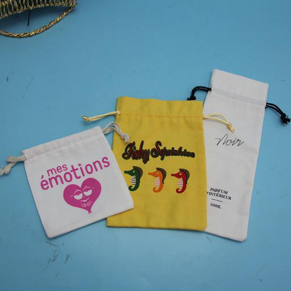 Тип закрытия сумки Дравстринг простого белого подарка упаковывая обслуживание ОЭМ размера 8 кс 10км