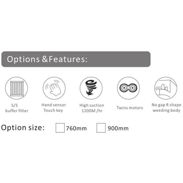 Черная стена клобука ряда профиля вентилируя вентилятора кухни тонкая установила