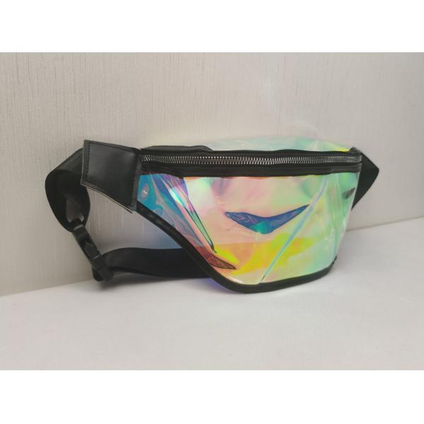 Transparent PVC Bum Bag Fashion Reflective Waist Bags Holographic Laser Fanny Pack