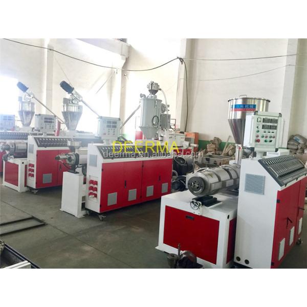 Twin Screw PVC Cable Trunk Making Machine for Speed Production