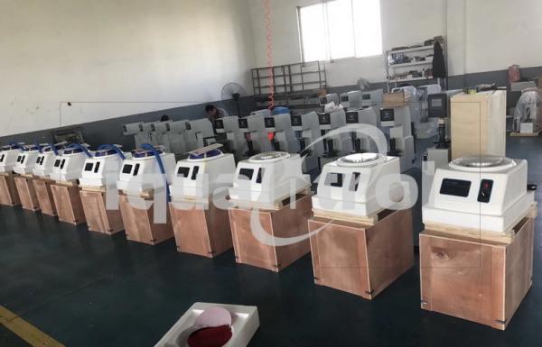 Double Disc Metallographic Grinding and Polishing Machine Fixed Double Speeds Grinder Polisher