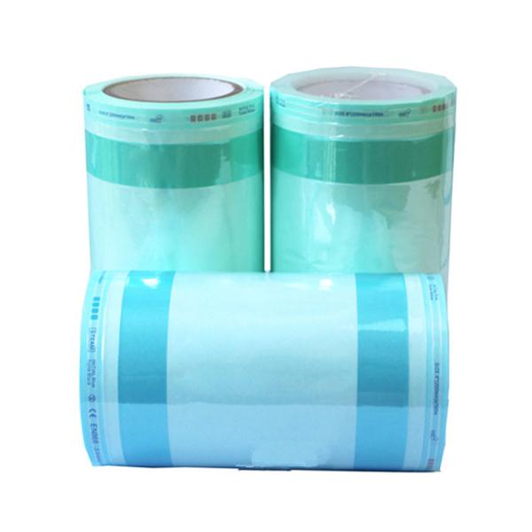 Heat sealing sterilization packaging gusseted reels use for medical and Dental