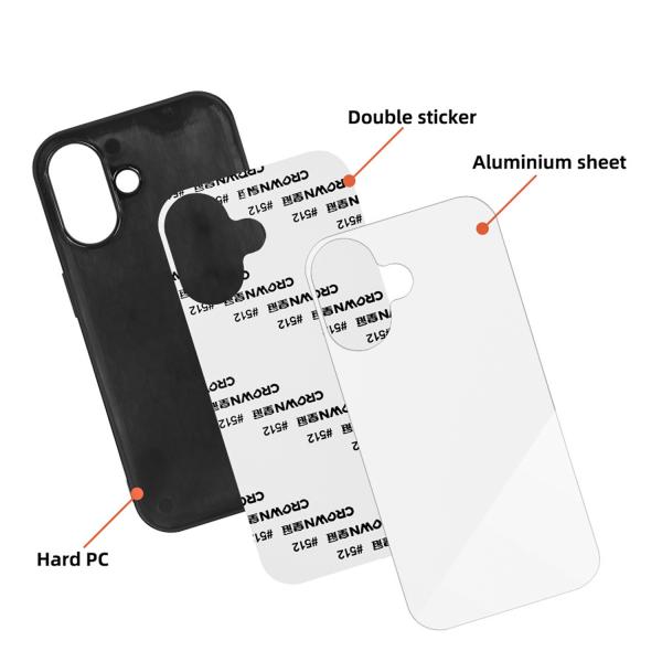 Boîtier de téléphone à sublimation à l' épreuve des chocs