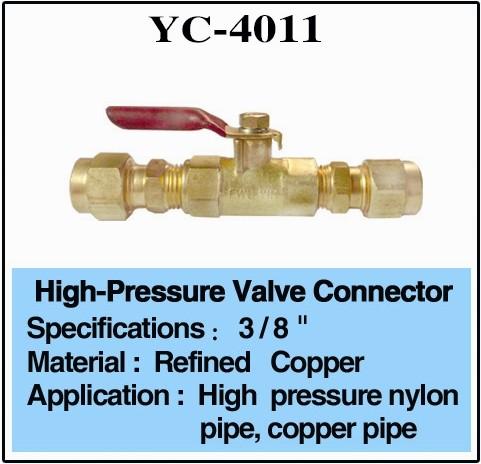 3/8 Brass Water Valve Connector For Mist Water Nozzle