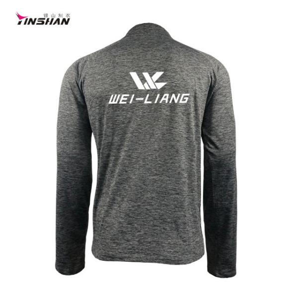 Outono Design personalizado Wicking 100% Poliéster Sólido Gym Running Homens Fitness Hoodie