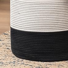 Woven Rope Laundry Hamper Basket, Tall Luandry Basket, Baby Nursery Hamper For Blanket Storage, Clothes Hamper For Laundry In Bedroom-Large-(CUSTOMIZED COLOR, 58L, 72L)