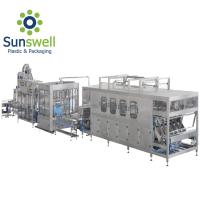 lavage des bouteilles 19L balayant SUS304 machine de remplissage de 5 gallons