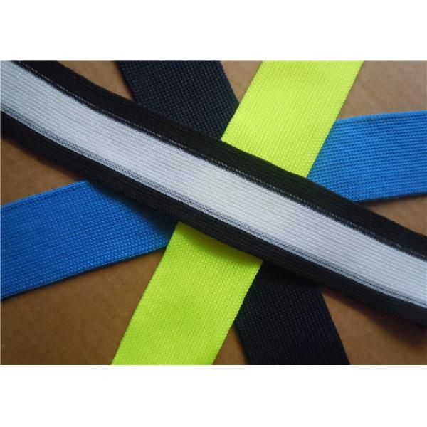 Изготовленным на заказ сплетенный логосом серый цвет лайкра тесемки жаккарда для домашних тканиь