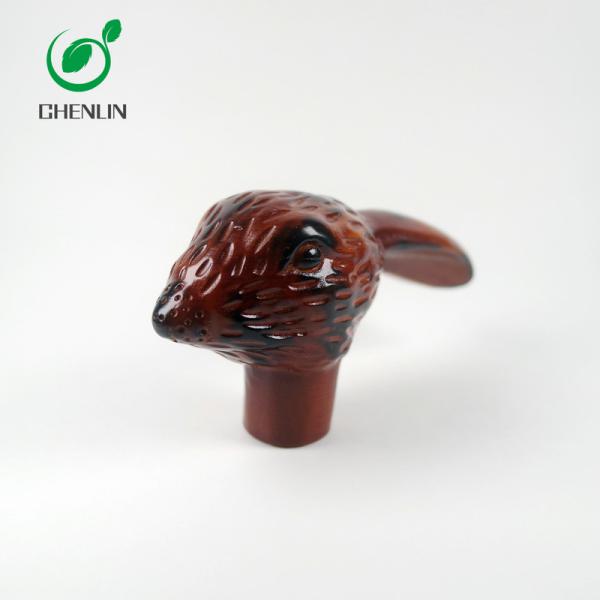 Precision Fine Carving Wooden Umbrella Handle Umbrella Duck Handle Uv Resistant