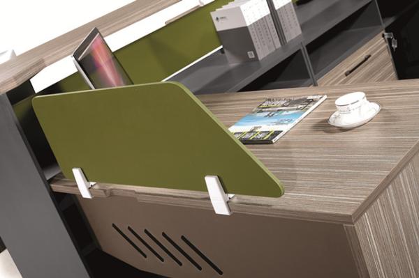 Fabric Screen Partition Melamine Office Furniture Wooden Office Desk Workstation