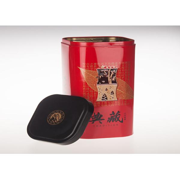 LFGB Certification Metal Tea Tins For Chinese Traditional Tea Storage Packaging