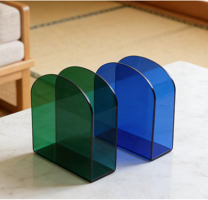 High Transparency Tissue Box High-End Creative U-Shaped Square Towel Napkin Storage Rack for Restaurant Coffee Shop
