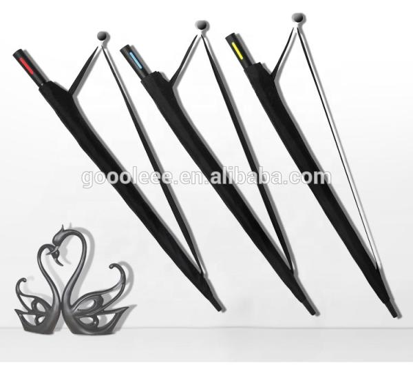 Custom Full Body Printing Straight Mens Golf Umbrella With Shoulder Strap
