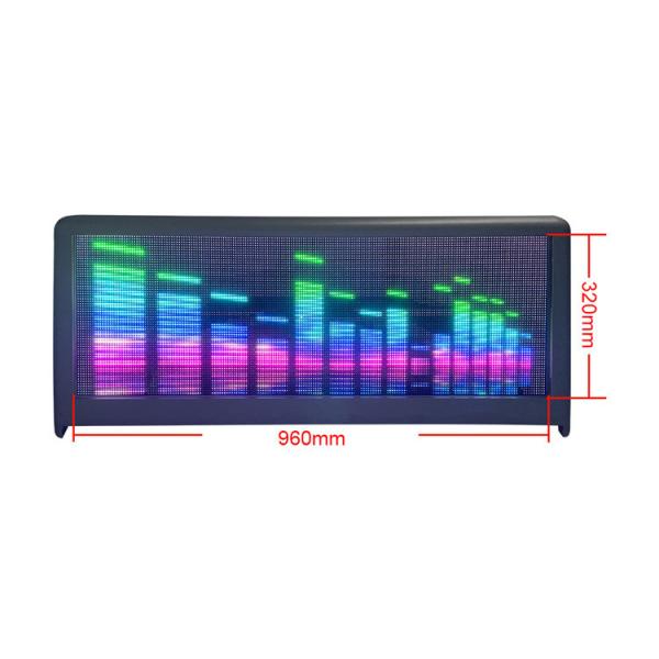 Дисплей приведенный водоустойчивого такси знака 12V P4 крыши такси верхний