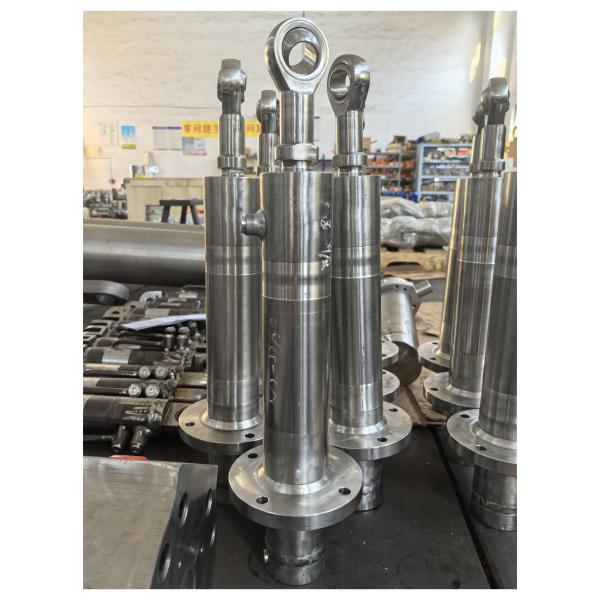 30MPa Telescopic Hydraulic Cylinder 600mm Stroke Customizable