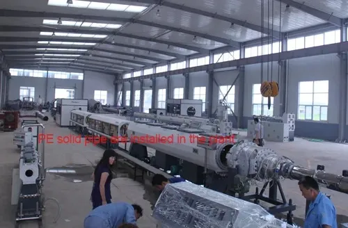 High-Efficiency HDPE Pipe Extrusion Line with 1000 Kg/H Capacity, 20-2200mm Diameter Range, and Vacuum Calibration