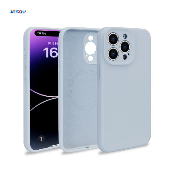 Anti Slip Silicone Phone Case Custom Magnet iPhone Case Waterproof For iPhone 16 15 Pro Max