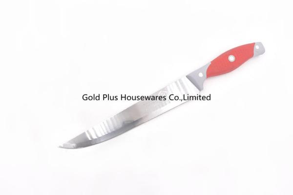 8 inches Portable multifunction strong quality knife red handle stainless steel cutting fruit petty knife