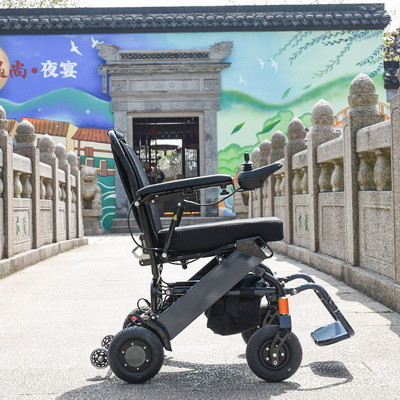 Folding Motorized Lightweight Wheelchair Aluminum Alloy