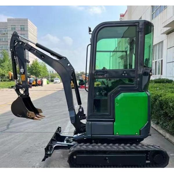 Small Farm Digger with Pump Gearbox Gear 3.5 Ton Kubota Engine Yellow Mini Excavator