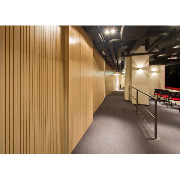 Панель аудитории студии МДФ деревянная калиброванная акустическая/звукопоглотительные панели стены