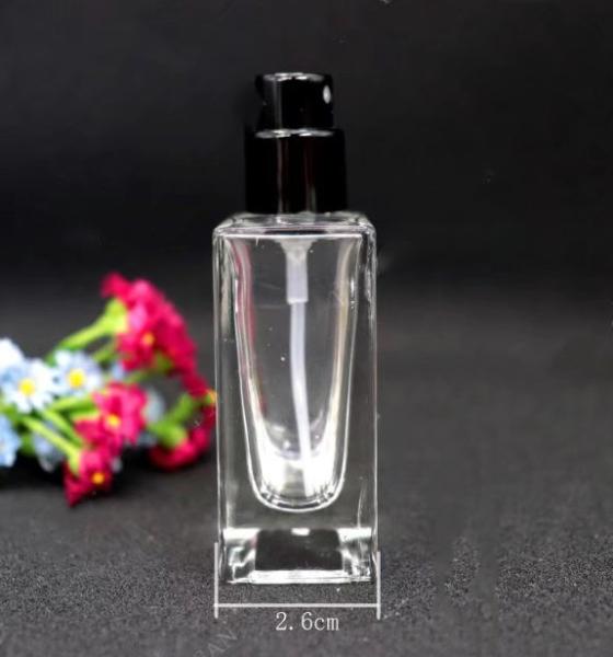 glass bottleperfume bottle glass 30 mlchina recycled glass bottles black  cap plastic