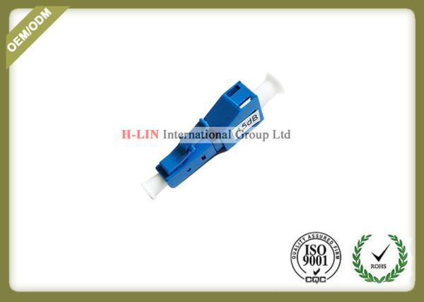 Female To Female Optical Fiber SC LC ST Attenuator With 5DB 10DB 15DB Attenuation