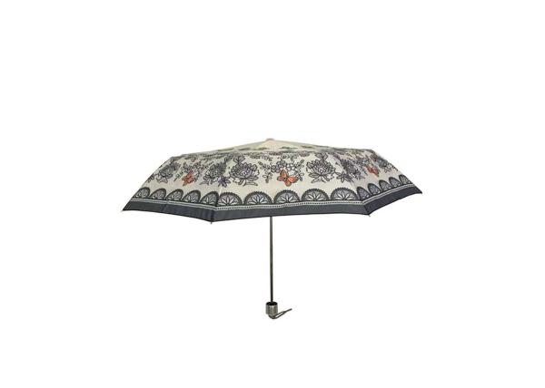 21 polegadas 8 marcam o logotipo personalizado tela dobrável do poliéster/Pongee do guarda-chuva da flor