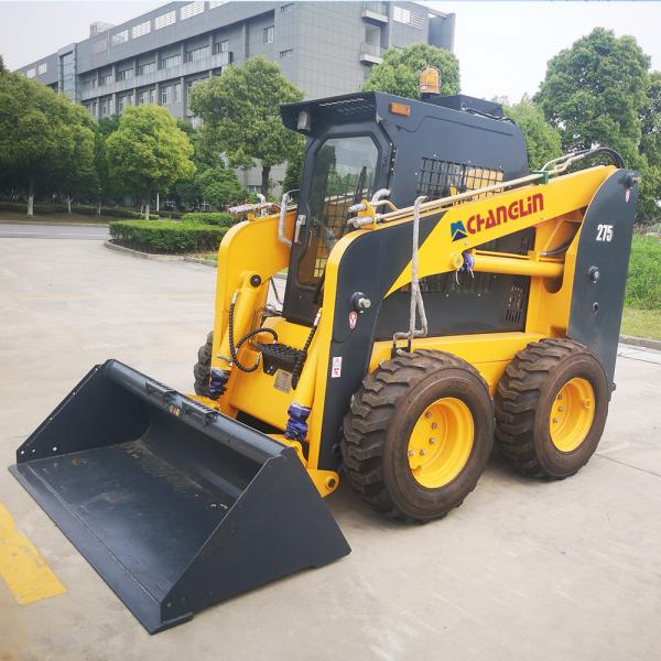 Mini China Skid Steer Loader 0,53 Cbm avec différentes pièces jointes