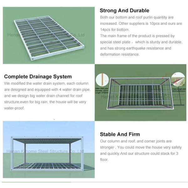 панельные дома портативной машинки модульных домов Префаб 20фт временные