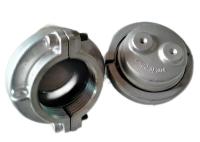 2 pouces 60,3 mm Caps d'extrémité en acier inoxydable pour tubes en PVC PP