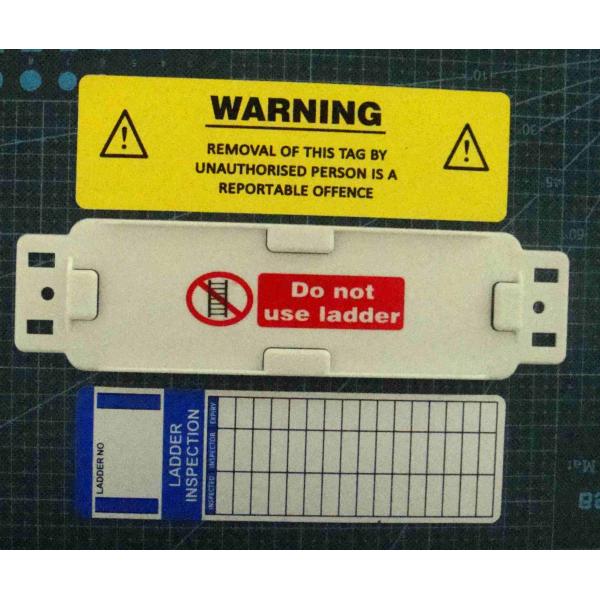 Plastic PVC Scaffolding Tag Holder For Workplace Safety Sign Display