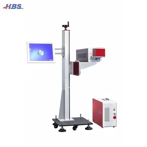 Portable CO2 Laser Marking System For Non Metal Products Labeling Equipment