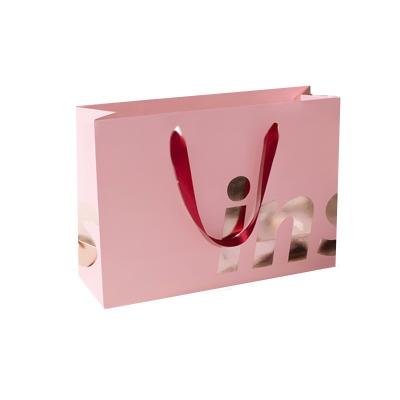 Self Erecting Kraft Christmas Gift Bags Printed Branded Packaging Festival Gift Bags