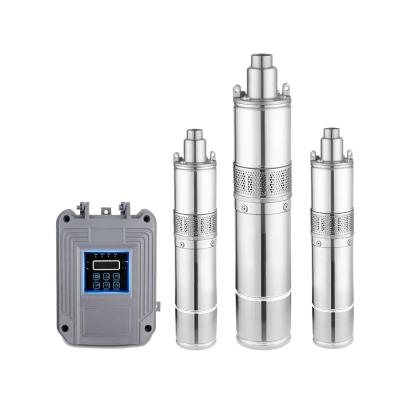 12V 24V 48V 72V battery brushless or brush DC motor solar deep well water pump factory supply