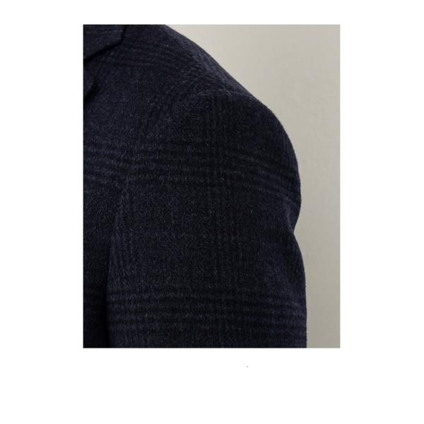 Autumn And Winter Retro Wool Warm Loose Big Yards Men's Long Coat Woven and Warm