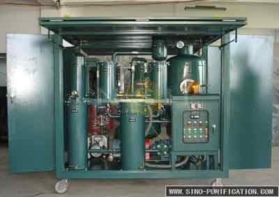 600 Liters/H Transformer Oil Purifier With Enclosure Mobile Trailer