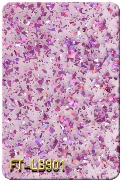 Laminate Plastic Cast Patterned Acrylic Sheet 24x24 2mm 3mm OEM