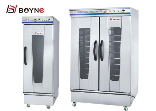 Stainless Steel Fermentation 220v Fifteen Trays Bread Proofer stainless steel doors